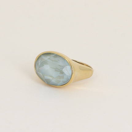 Bague - ornée de cristaux de Swarovski® ovale