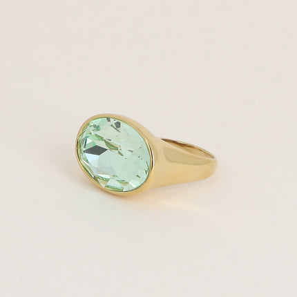 Bague - ornée de cristaux de Swarovski® ovale