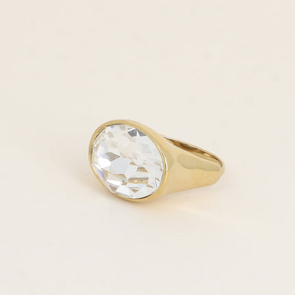 Bague - ornée de cristaux de Swarovski® ovale