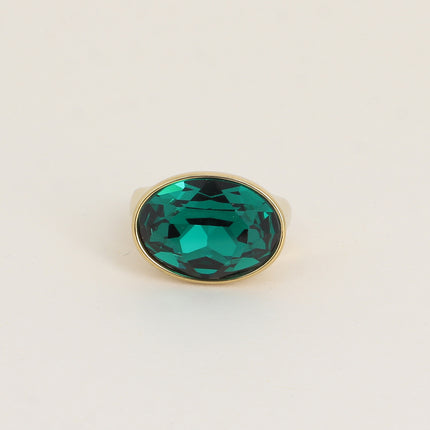 Bague - ornée de cristaux de Swarovski® ovale