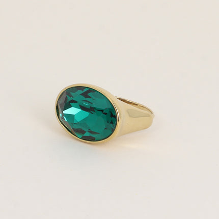 Bague - ornée de cristaux de Swarovski® ovale