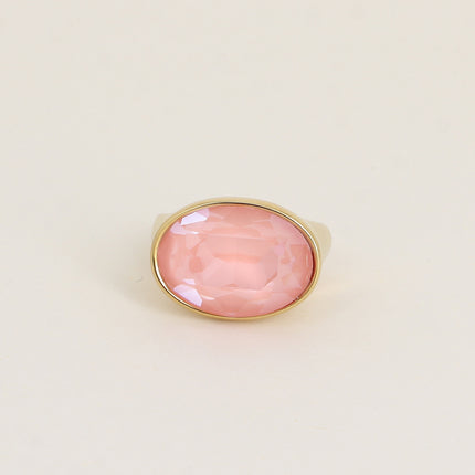 Bague - ornée de cristaux de Swarovski® ovale