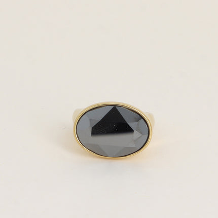 Bague - ornée de cristaux de Swarovski® ovale