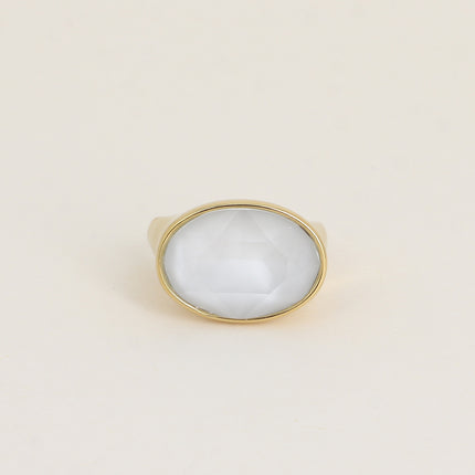 Bague - ornée de cristaux de Swarovski® ovale
