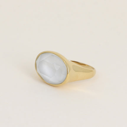 Bague - ornée de cristaux de Swarovski® ovale