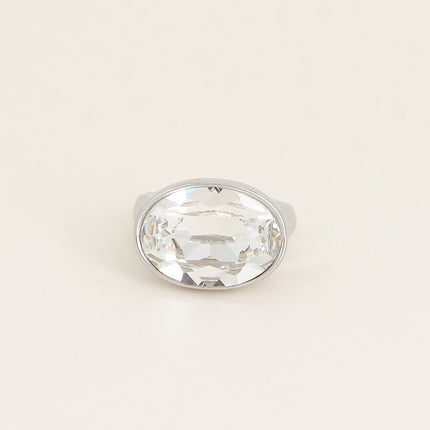 Bague - ornée de cristaux de Swarovski® ovale