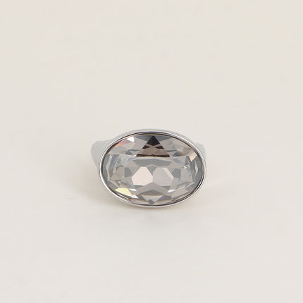 Bague - ornée de cristaux de Swarovski® ovale