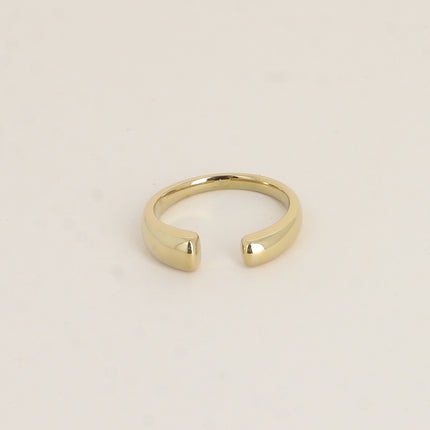 Bague ouverte - anneau simple épais