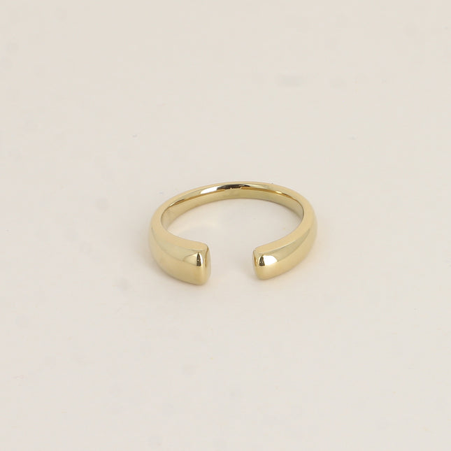 Bague ouverte - anneau simple épais