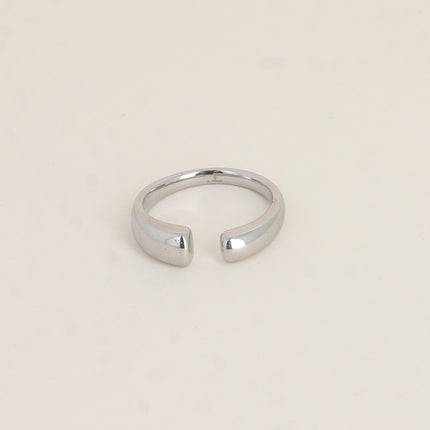 Bague ouverte - anneau simple épais