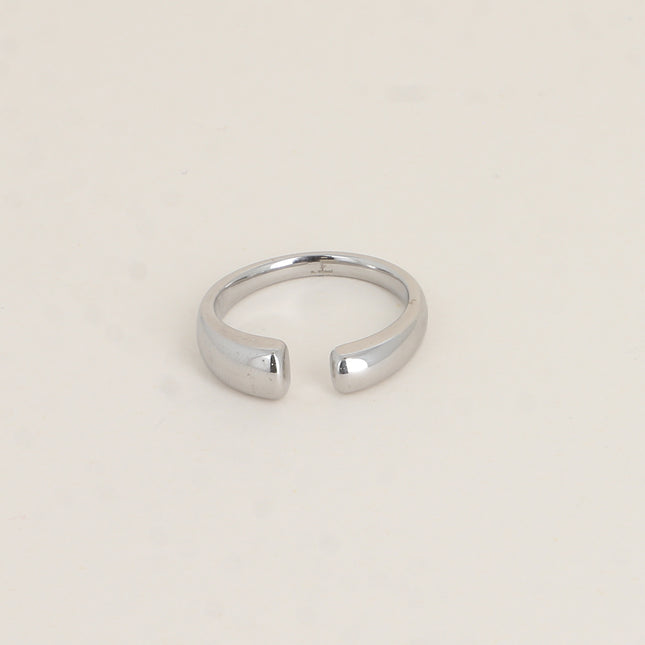 Bague ouverte - anneau simple épais