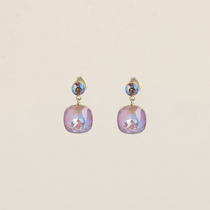 Boucles pendantes - ornées de cristaux de Swarovski® SS24 et 12 mm