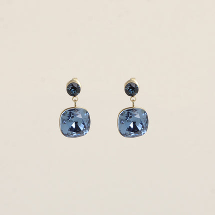 Boucles pendantes - ornées de cristaux de Swarovski® SS24 et 12 mm