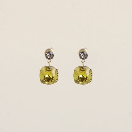 Boucles pendantes - ornées de cristaux de Swarovski® SS24 et 12 mm
