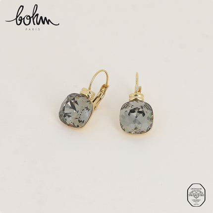 Boucles dormeuses - cristal de Swarovski® 12mm