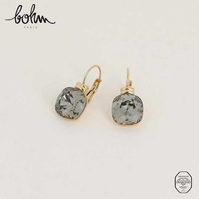 Boucles dormeuses - cristal de Swarovski® 12mm