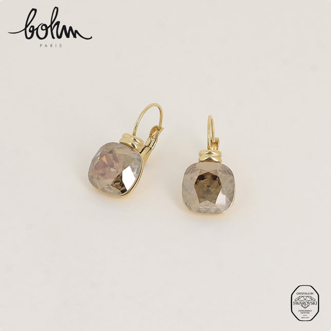 Boucles dormeuses - cristal de Swarovski® 12mm