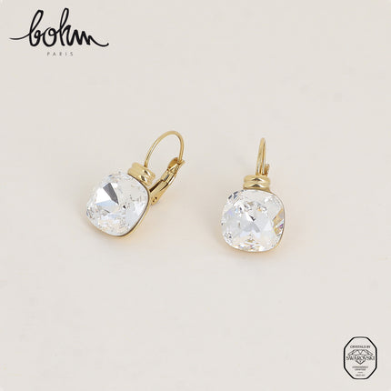Boucles dormeuses - cristal de Swarovski® 12mm