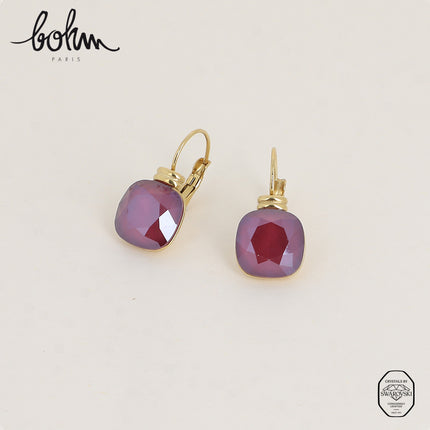 Boucles dormeuses - cristal de Swarovski® 12mm