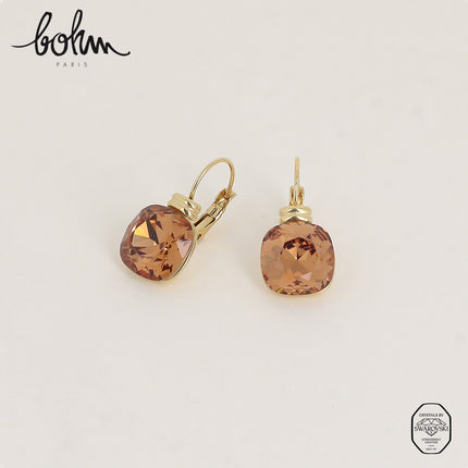 Boucles dormeuses - cristal de Swarovski® 12mm