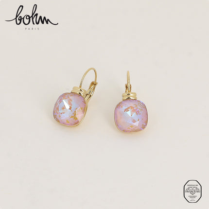 Boucles dormeuses - cristal de Swarovski® 12mm