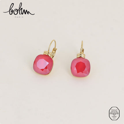 Boucles dormeuses - cristal de Swarovski® 12mm