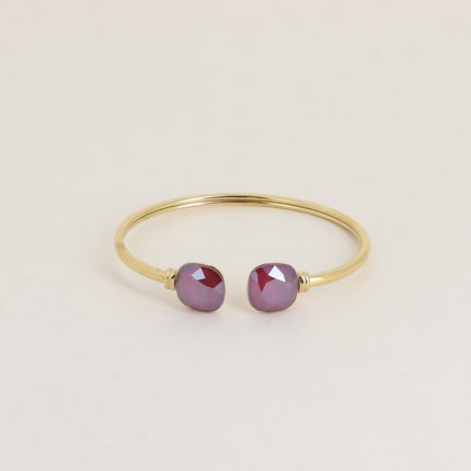 Jonc New Léa - orné de cristaux Swarovski® 12mm