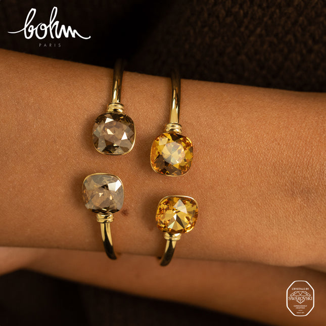 Jonc New Léa - orné de cristaux Swarovski® 12mm