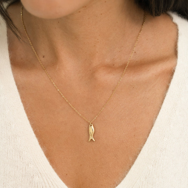 Collier - pendentif poisson
