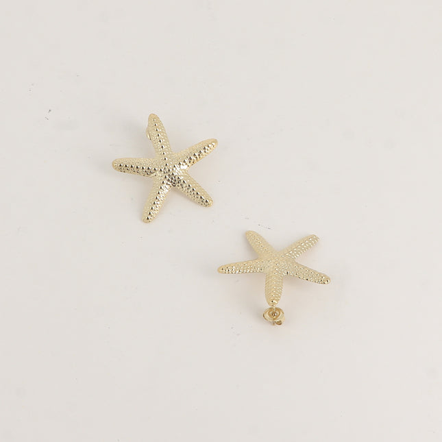 Boucles puces - étoile de mer