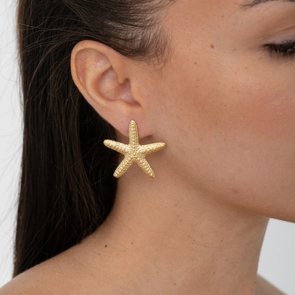 Boucles puces - étoile de mer