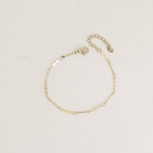 Bracelet - maillons double losange