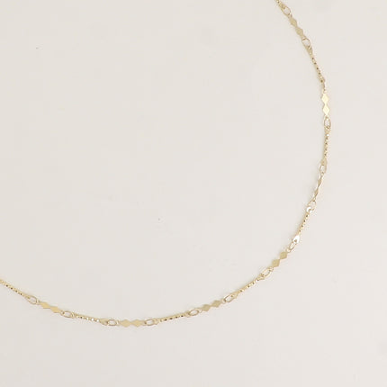 Collier - maillons double losange