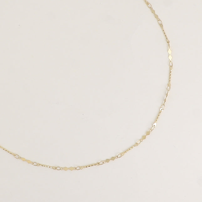 Collier - maillons double losange