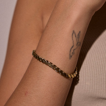 Bracelet - 5mm wheat chain