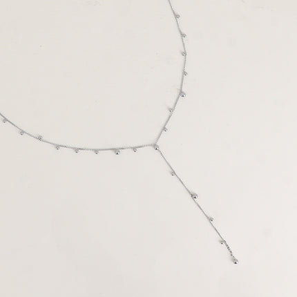Collier Y - petites boules