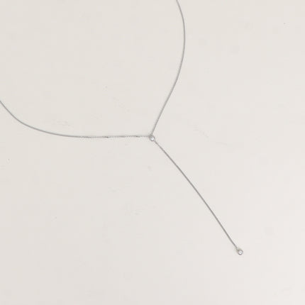 Collier Y - 2 oxydes de zirconium