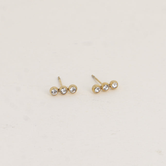 Boucles puces - 3 oxydes de zirconium