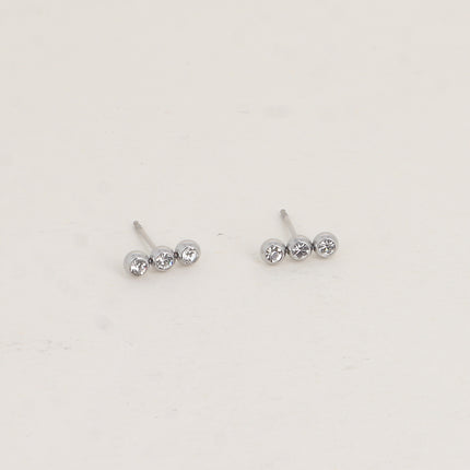 Boucles puces - 3 oxydes de zirconium
