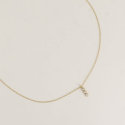 Collier - 3 cristaux ronds