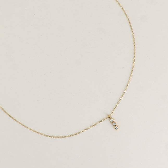 Collier - 3 cristaux ronds