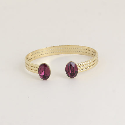 Jonc Phoebe Oval - orné de cristaux de Swarovski® ovales