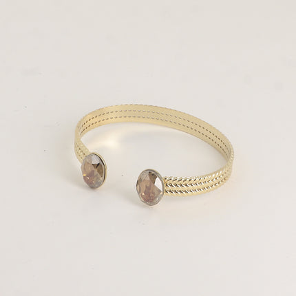 Jonc Phoebe Oval - orné de cristaux de Swarovski® ovales
