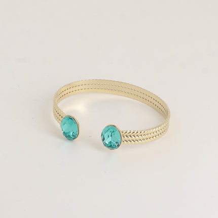 Jonc Phoebe Oval - orné de cristaux de Swarovski® ovales
