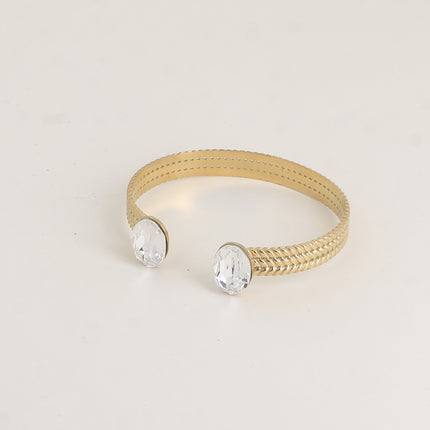 Jonc Phoebe Oval - orné de cristaux de Swarovski® ovales