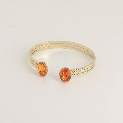 Jonc Phoebe Oval - orné de cristaux de Swarovski® ovales