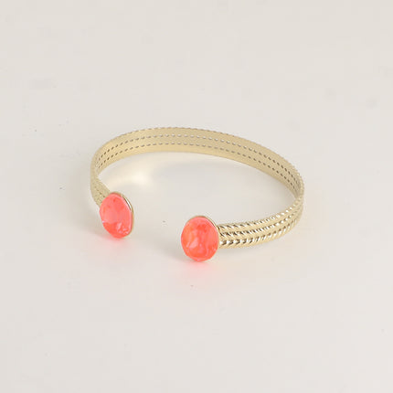 Jonc Phoebe Oval - orné de cristaux de Swarovski® ovales