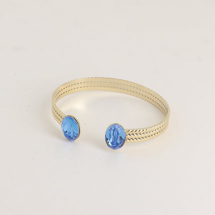 Jonc Phoebe Oval - orné de cristaux de Swarovski® ovales