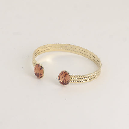 Jonc Phoebe Oval - orné de cristaux de Swarovski® ovales