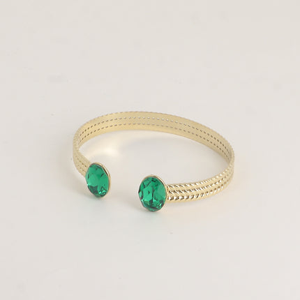 Jonc Phoebe Oval - orné de cristaux de Swarovski® ovales